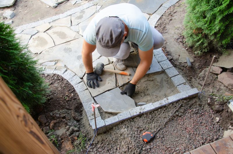 Paver Pathway Installation